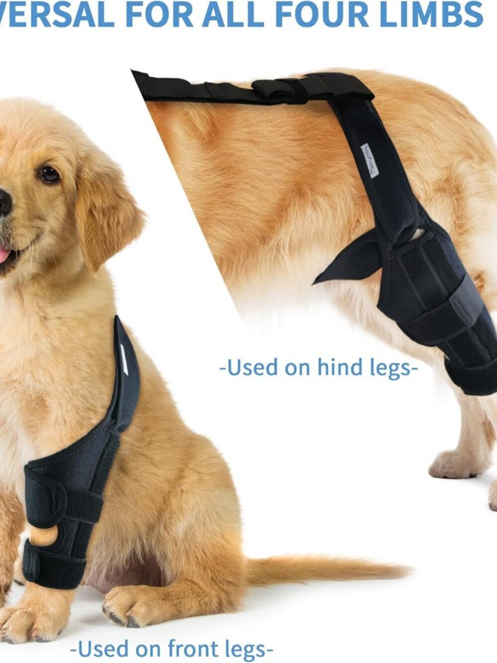 Dog Knee Brace for Torn ACL Hind Leg, Canine Leg Support for ACL/CCL & Cruciate